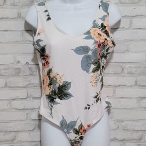 Charlotte Russe Floral Bodysuit
